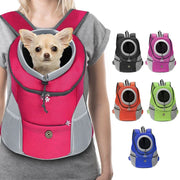 Pet Carrier Backpack Breathable — Adjustable Travel Bag with Reflective Strips for Cats & Dogs
